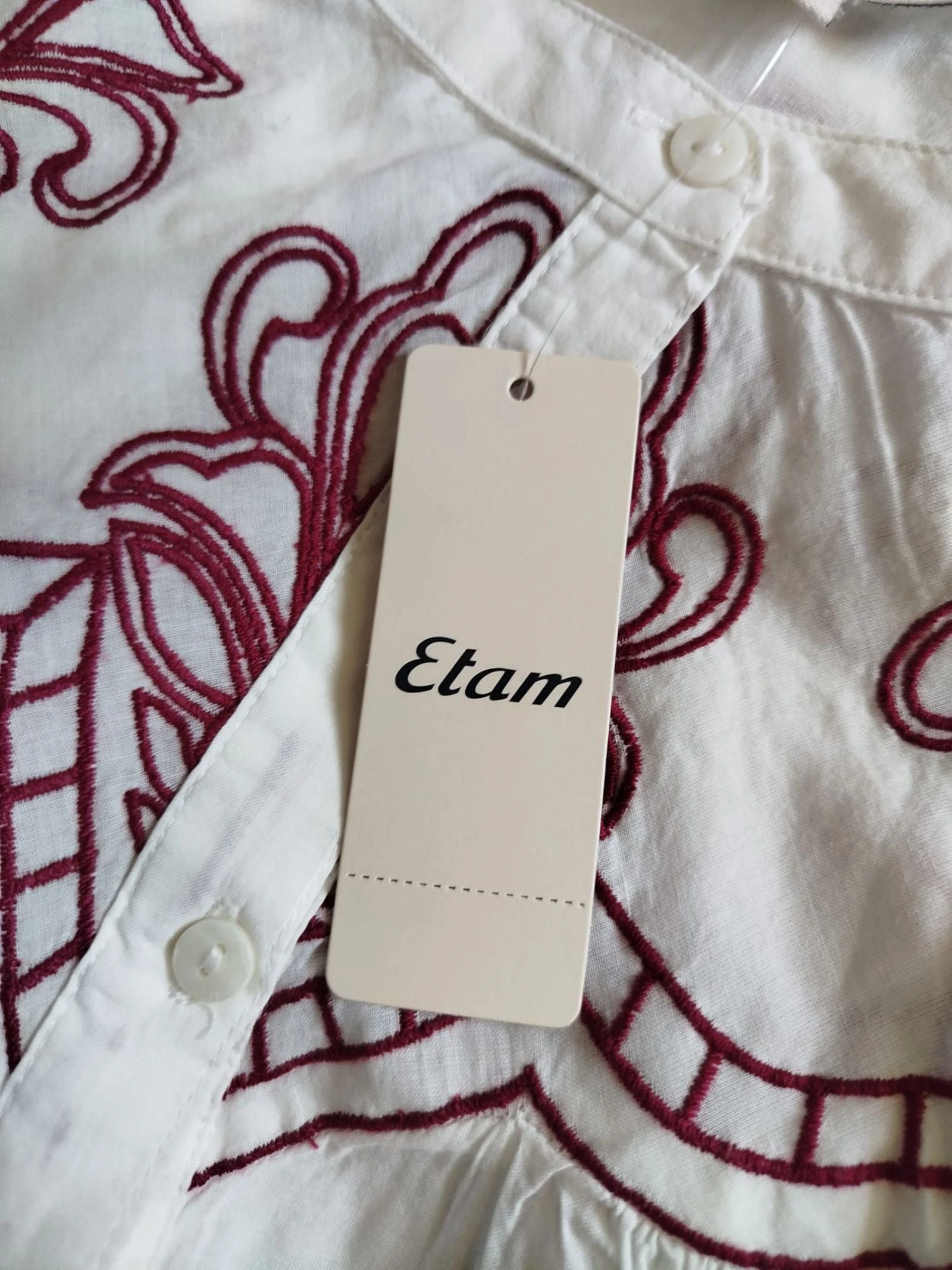Etam embroidered shirt M – photo 7